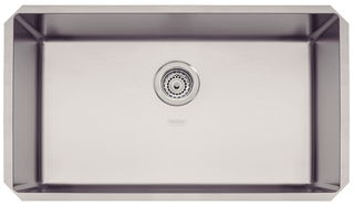 Cuba de embutir Tramontina Design Collection Quadrum Undermount em Aço Inox com Acabamento Scotch Brite 70 U 70x40 cm