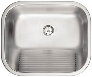 Tanque de Encaixe Tramontina Hera 34 L em Aço Inox Acetinado 50x40 cm