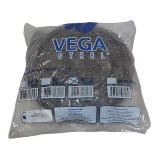 Palha de Aço em Disco Vega Steel Nº2 Grossa 1 kg