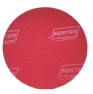 Disco Piso Limpador/Aplicador Norton Saint-Gobain Vermelho 350 mm